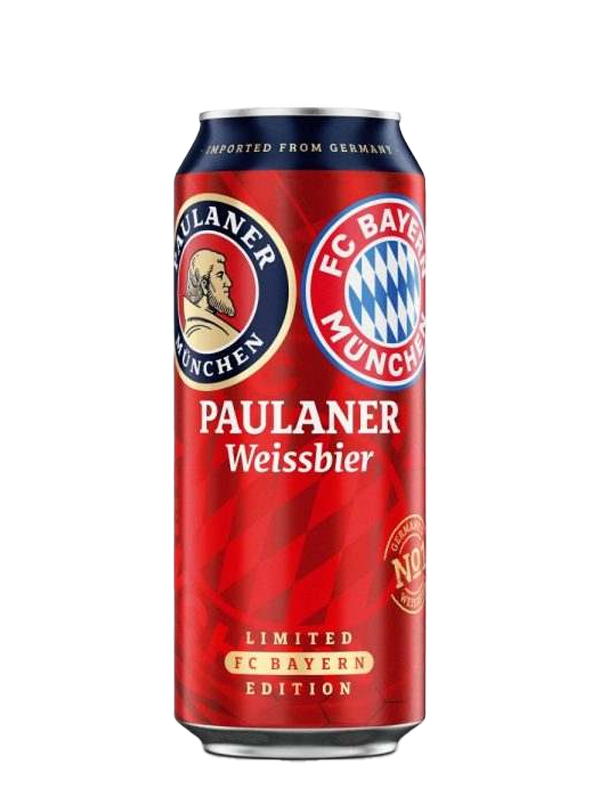 Bia Đức Paulaner Weissbier Bayern Fc 5,5% (24lon/thùng)