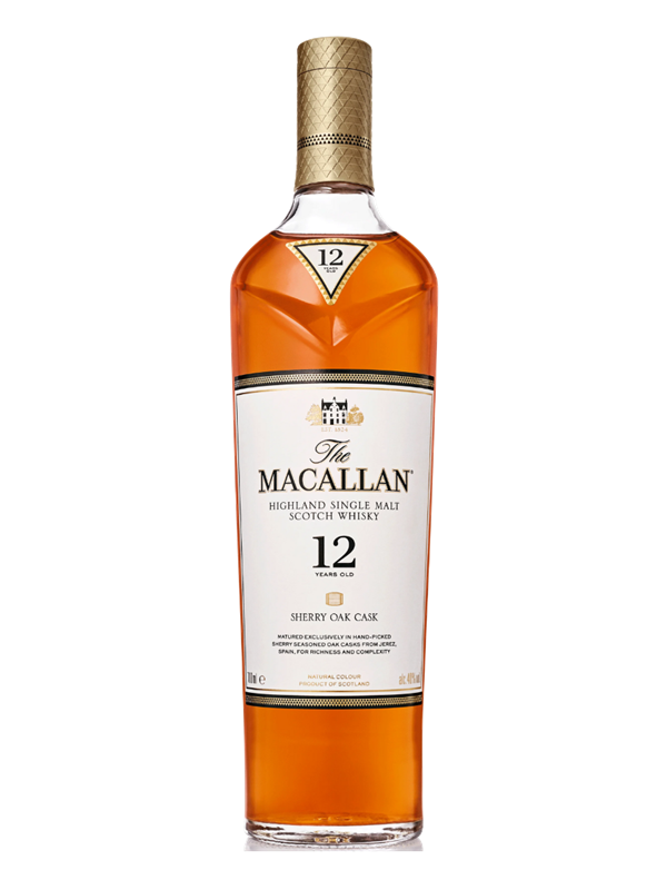 Rượu Macallan 12 Sherry Oak (New Package) (70cl)
