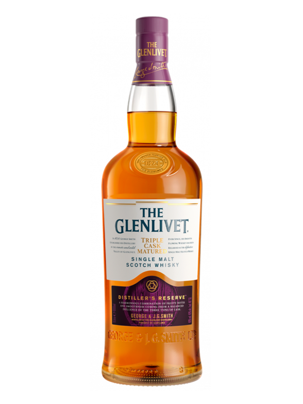 Rượu The Glenlivet Triple Cask Matured 1824 Tím