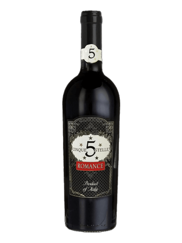 cinque stelle romance bevanda aromatizzata a base di vino