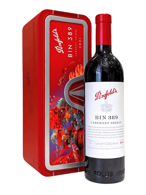 penfolds bin 389 cabernet shira gift box deep sea edition