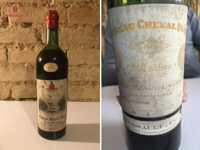 Top 7 Chai rượu vang Pháp đắt nhất thế giới & Giá bán mới nhất 2026 3 chateau-cheval-blanc-1947