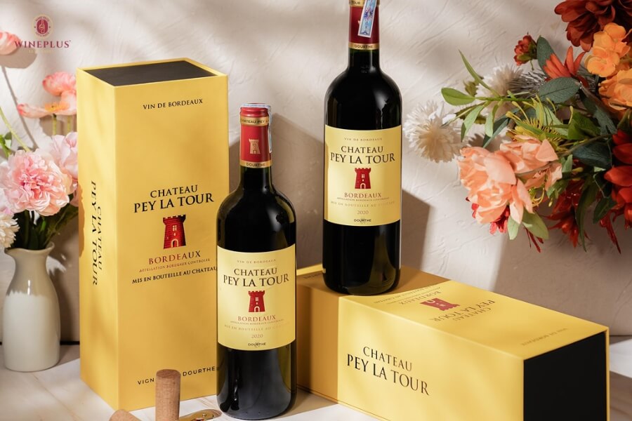 TOP 16+ chai rượu vang đỏ ngon hàng đầu & cách chọn đúng chuẩn 8 chateau-pey-la-tour-2019