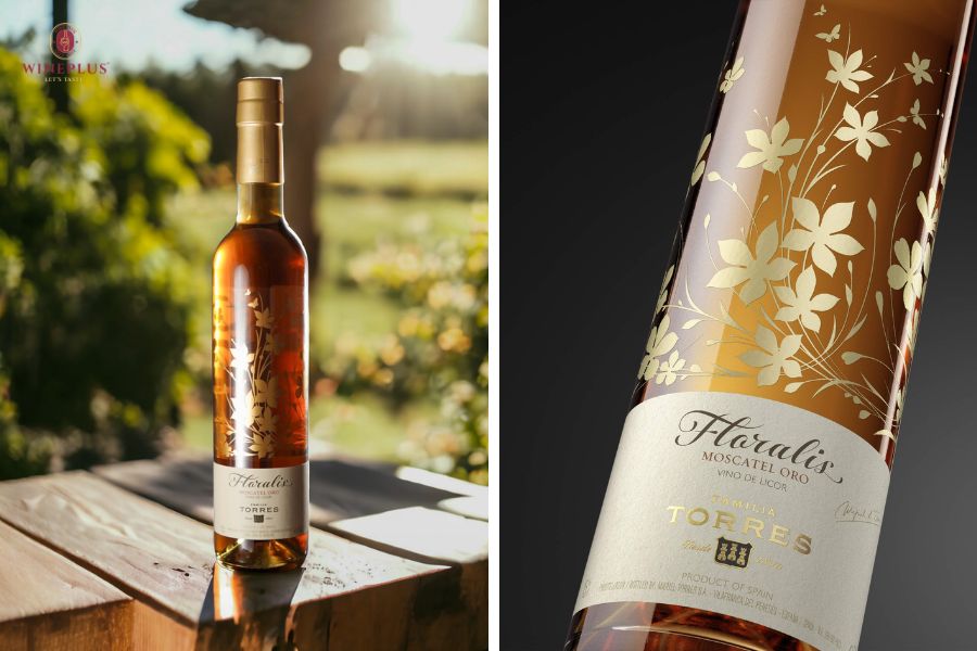 Top 17+ chai rượu vang ngọt cho phụ nữ dễ uống, sang trọng 2026 5 ruou-vang-ngot-cho-phu-nu-torres-floralis-moscatel-oro