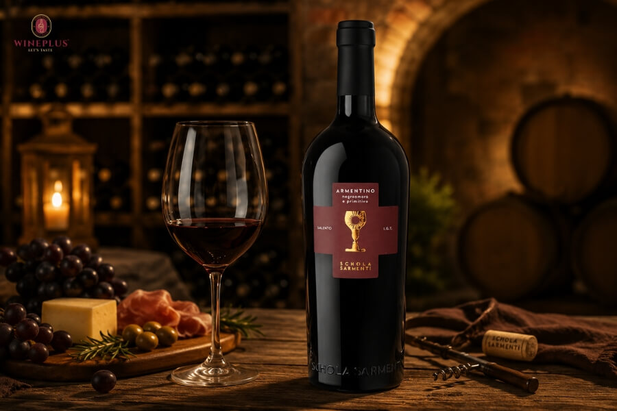 TOP 16+ chai rượu vang đỏ ngon hàng đầu & cách chọn đúng chuẩn 6 schola-sarmenti-armentino